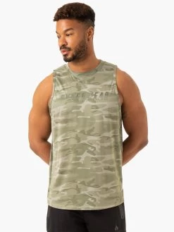 Overdrive Tank - Sage Green Camo