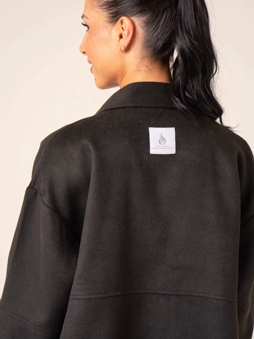 Oversized Shacket - Black 6 Oversized Shacket - Black - Image 6