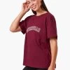 Oversized T-Shirt - Maroon