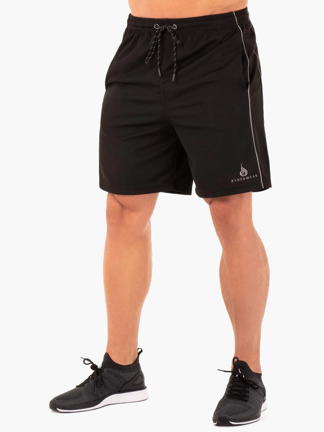 Performance Mesh Shorts - Black 2 Performance Mesh Shorts - Black - Image 2