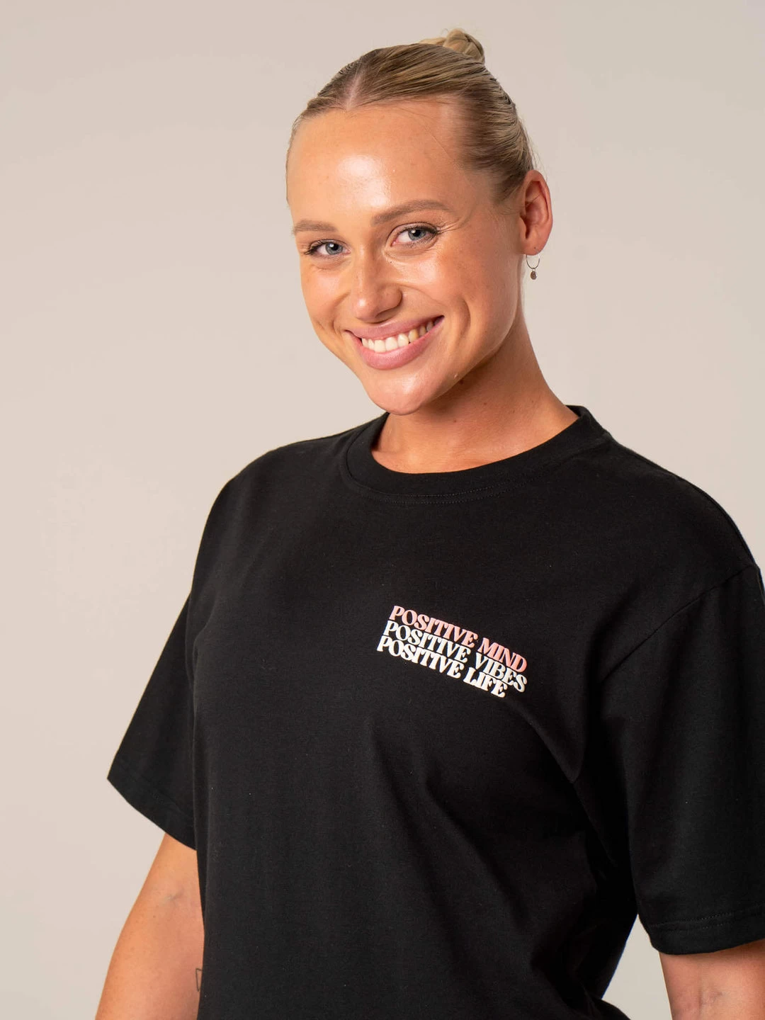 Positive Vibes T-Shirt - Black 3 Positive Vibes T-Shirt - Black - Image 3