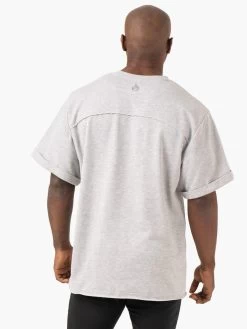 Pursuit Oversized Fleece T-Shirt - Light Grey Marl 9 Pursuit Oversized Fleece T-Shirt - Light Grey Marl -Ryderwear pursuit oversized fleece t shirt light grey marl clothing ryderwear 977944 1080x