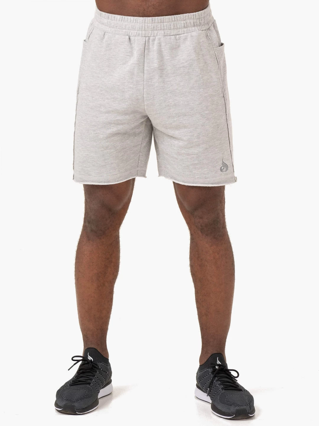 Pursuit Track Shorts - Light Grey Marl 3 Pursuit Track Shorts - Light Grey Marl - Image 3