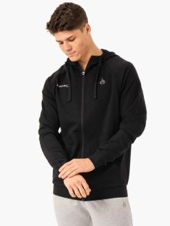 Pursuit Zip Up Hoodie - Black -Ryderwear pursuit zip up hoodie black clothing ryderwear 652769 1080x