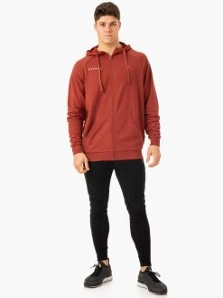 Pursuit Zip Up Hoodie - Red Clay -Ryderwear pursuit zip up hoodie red clay clothing ryderwear 210446 1080x