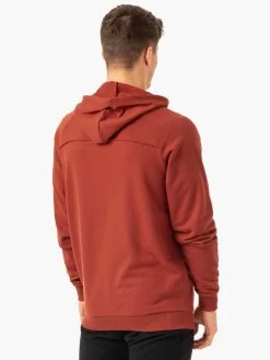 Ryderwear -Ryderwear pursuit zip up hoodie red clay clothing ryderwear 231712 1080x