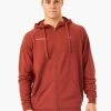 Pursuit Zip Up Hoodie - Red Clay