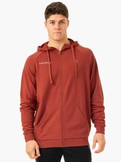 Ryderwear 43 Pursuit Zip Up Hoodie - Red Clay