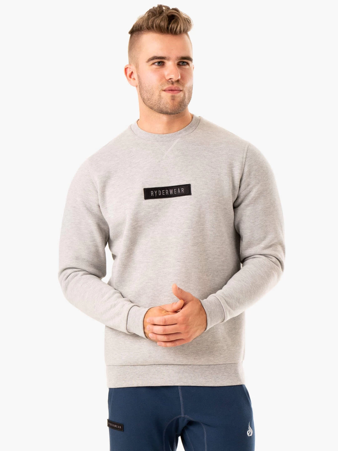 Recharge Pullover - Grey Marl 1 Recharge Pullover - Grey Marl