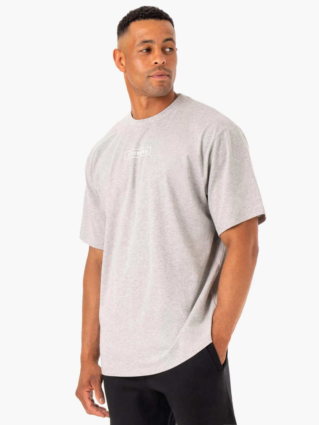 Recharge T-Shirt - Grey Marl 3 Recharge T-Shirt - Grey Marl - Image 3