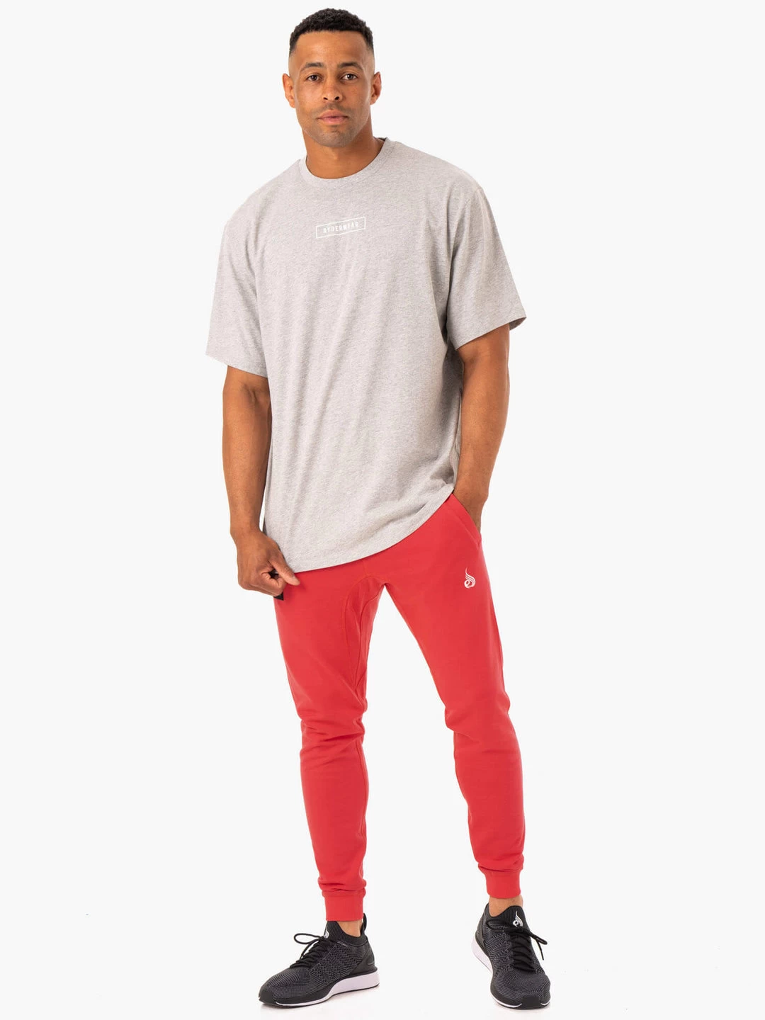 Recharge Tapered Track Pant - Red 5 Recharge Tapered Track Pant - Red - Image 5