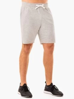 Recharge Track Gym Short - Grey Marl -Ryderwear recharge track gym short grey marl clothing ryderwear 854035 1080x