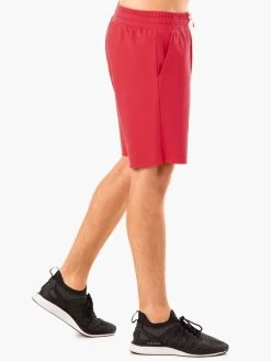Recharge Track Gym Short - Red -Ryderwear recharge track gym short red clothing ryderwear 129743 1080x