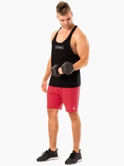 Recharge Track Gym Short - Red -Ryderwear recharge track gym short red clothing ryderwear 639616 1080x