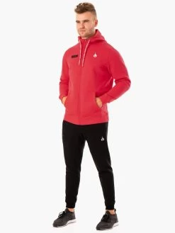 Recharge Zip Up Hoodie - Red 9 Recharge Zip Up Hoodie - Red -Ryderwear recharge zip up hoodie red clothing ryderwear 428761 1080x