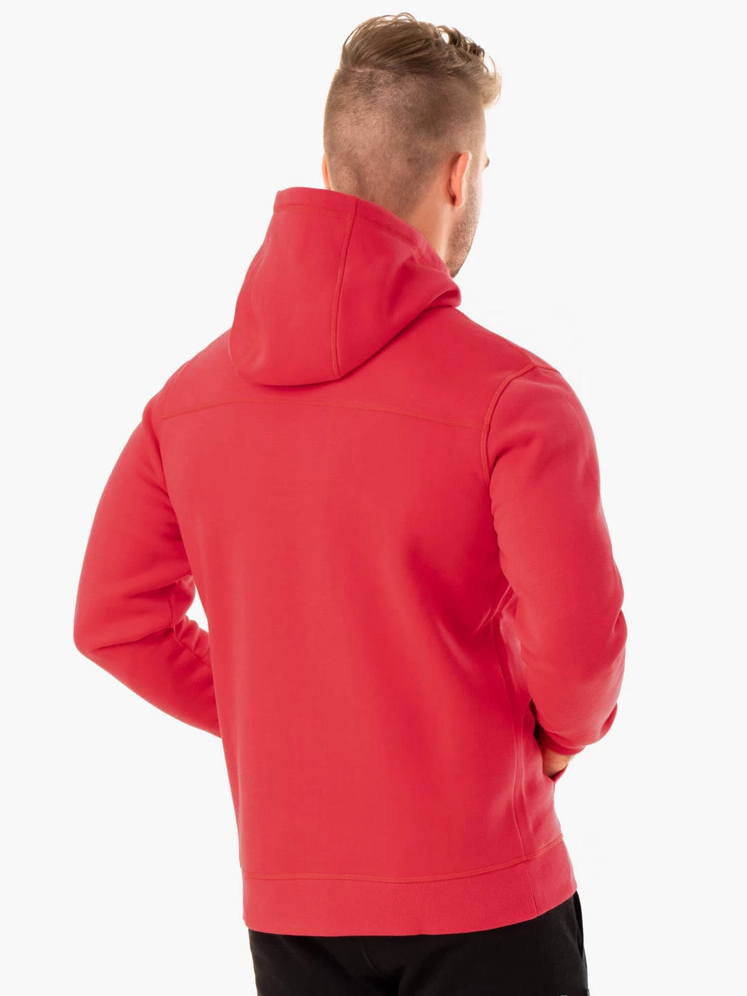 Recharge Zip Up Hoodie - Red 2 Recharge Zip Up Hoodie - Red - Image 2