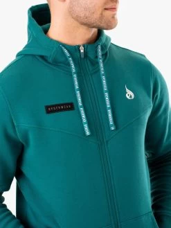 Recharge Zip Up Hoodie - Teal 9 Recharge Zip Up Hoodie - Teal -Ryderwear recharge zip up hoodie teal clothing ryderwear 743196 1080x