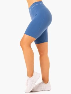 Reflex High Waisted Bike Shorts - Blue -Ryderwear reflex high waisted bike shorts blue clothing ryderwear 209953 1080x