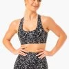 Reform Sports Bra - Black Speckle