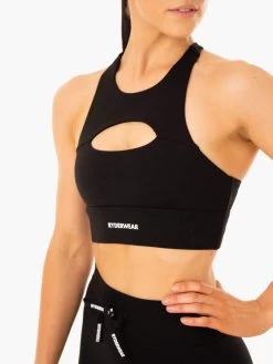Replay Cut Out Sports Bra - Black 7 Replay Cut Out Sports Bra - Black -Ryderwear replay cut out sports bra black clothing ryderwear 362087 1080x