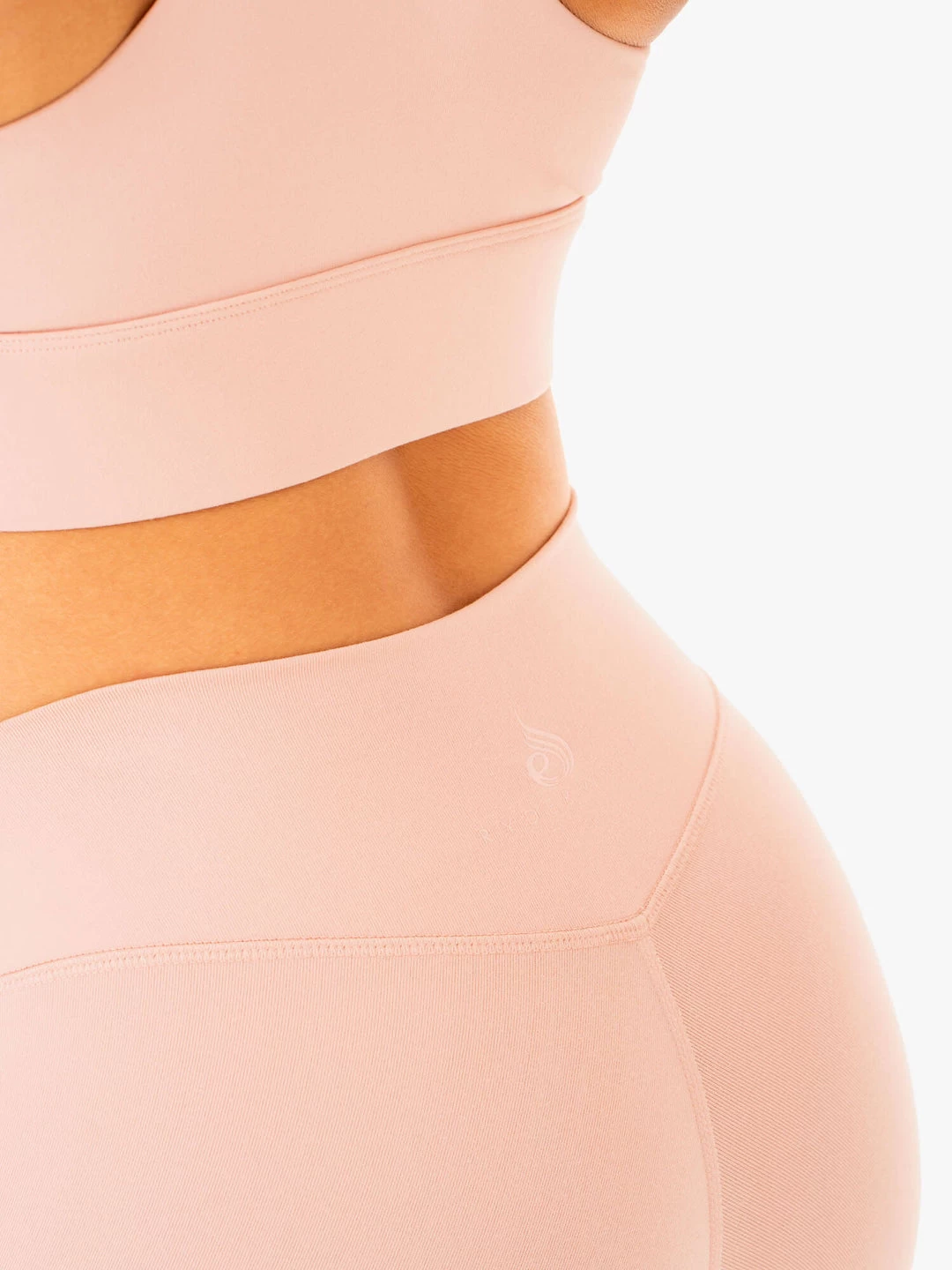 Replay High Waisted Leggings - Nude 5 Replay High Waisted Leggings - Nude - Image 5