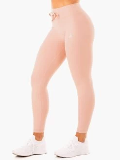 Replay High Waisted Leggings - Nude