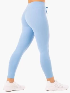 Replay High Waisted Leggings - Sky Blue -Ryderwear replay high waisted leggings sky blue clothing ryderwear 137334 1080x