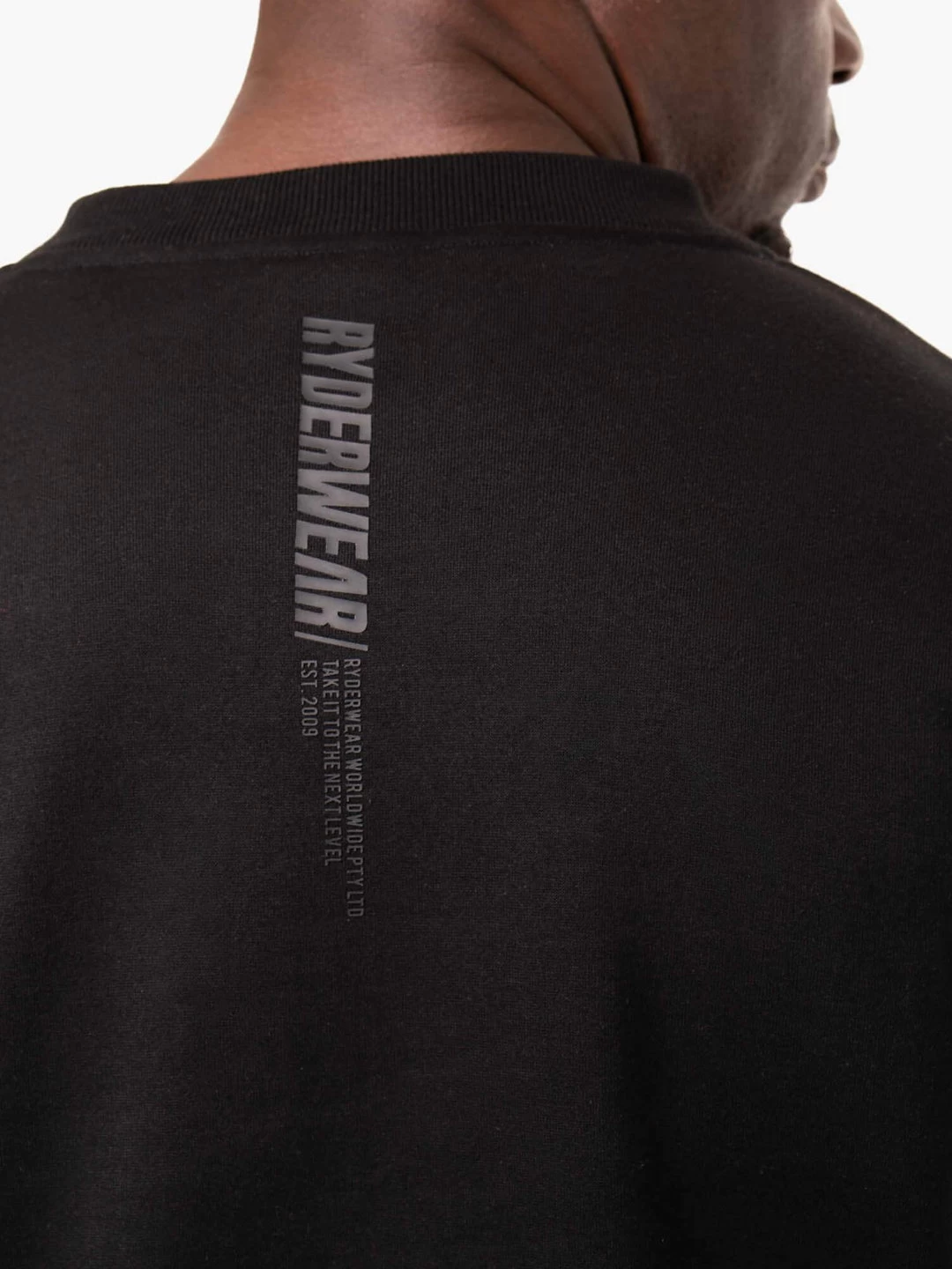 Reset Fleece Crew Neck - Black 4 Reset Fleece Crew Neck - Black - Image 4