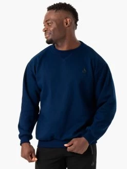 Reset Fleece Crew Neck - Blue 8 Reset Fleece Crew Neck - Blue -Ryderwear reset fleece crew neck blue clothing ryderwear 134386 1080x