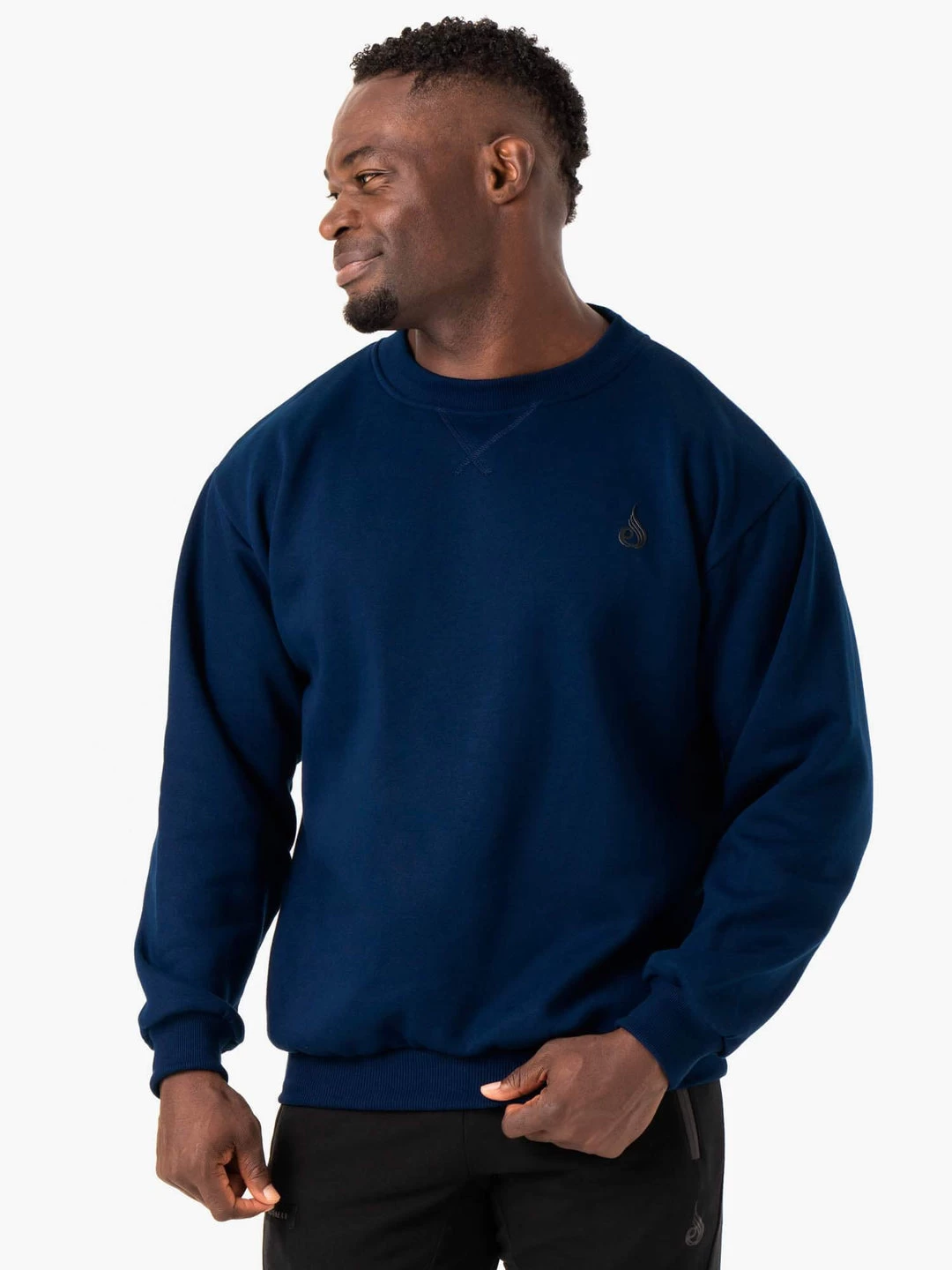 Reset Fleece Crew Neck - Blue 4 Reset Fleece Crew Neck - Blue - Image 4