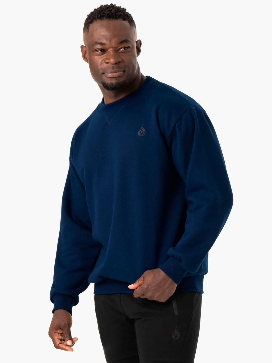 Reset Fleece Crew Neck - Blue 1 Reset Fleece Crew Neck - Blue