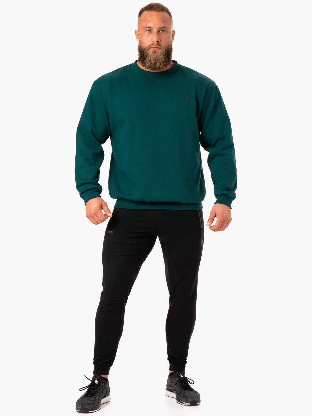 Reset Fleece Crew Neck - Emerald 5 Reset Fleece Crew Neck - Emerald - Image 5