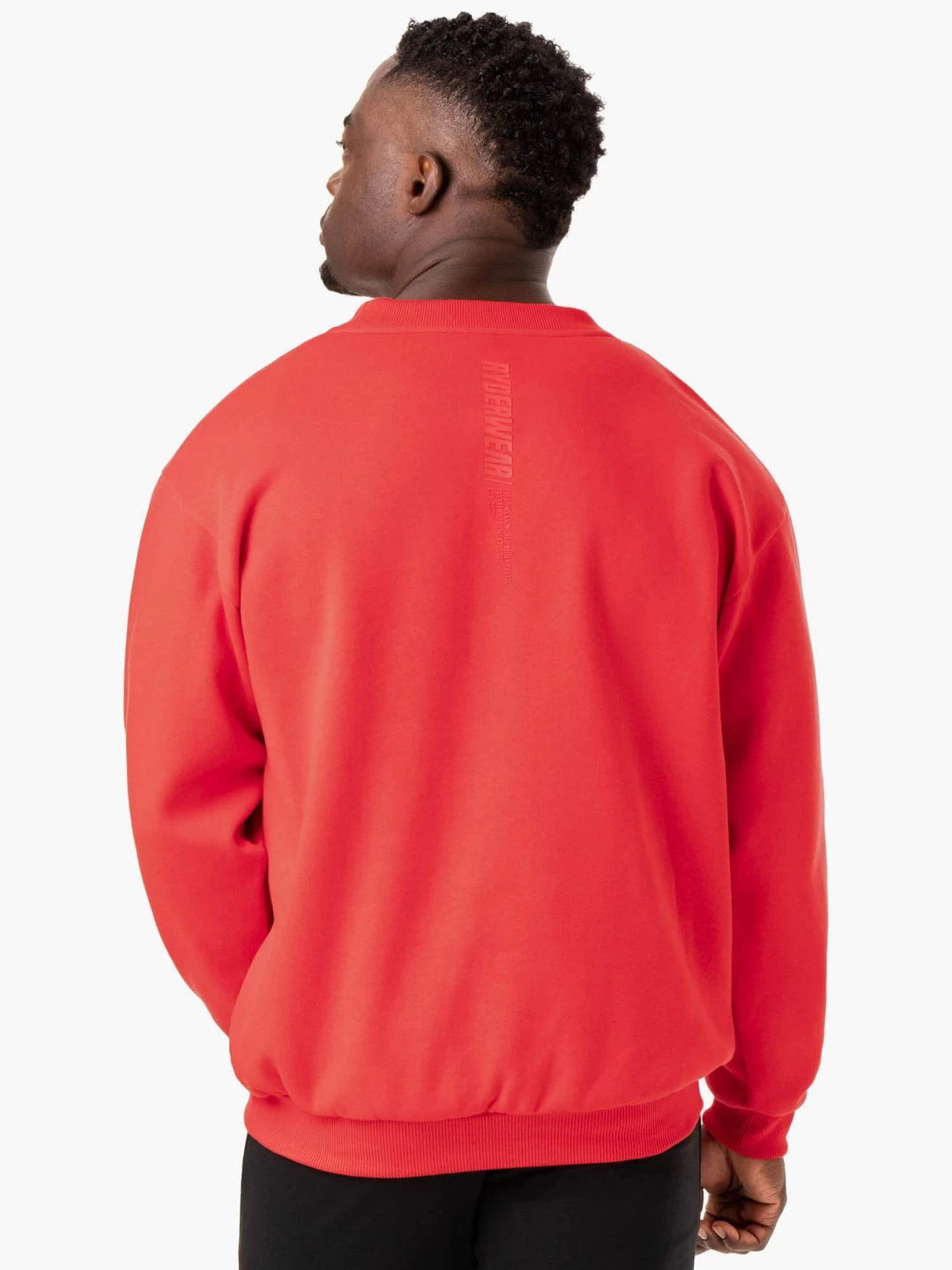 Reset Fleece Crew Neck - Red 2 Reset Fleece Crew Neck - Red - Image 2