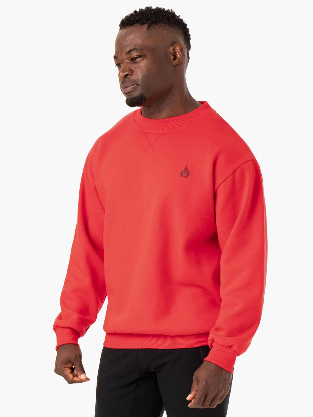Reset Fleece Crew Neck - Red 3 Reset Fleece Crew Neck - Red - Image 3