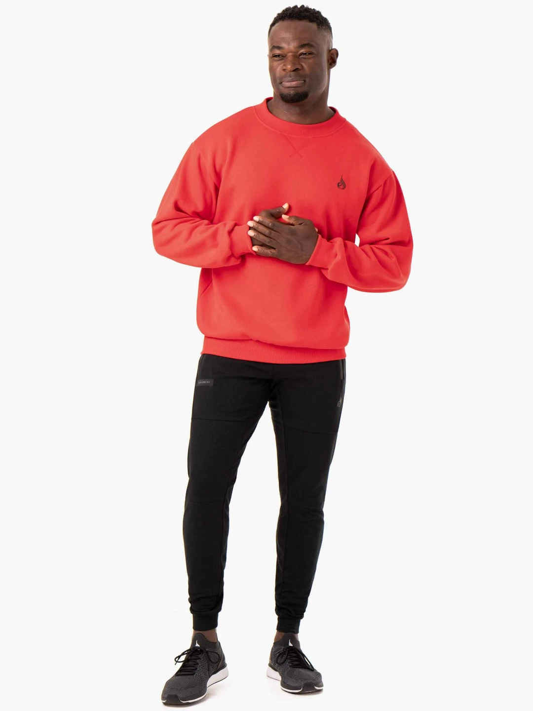 Reset Fleece Crew Neck - Red 5 Reset Fleece Crew Neck - Red - Image 5