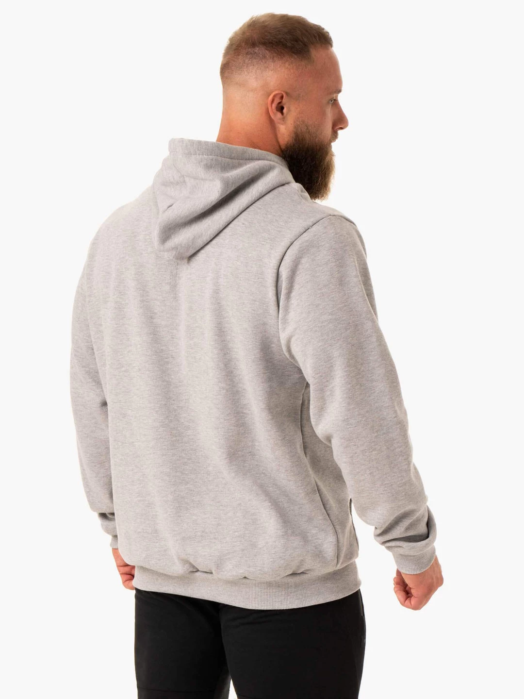 Reset Pullover Hoodie - Grey Marl 2 Reset Pullover Hoodie - Grey Marl - Image 2