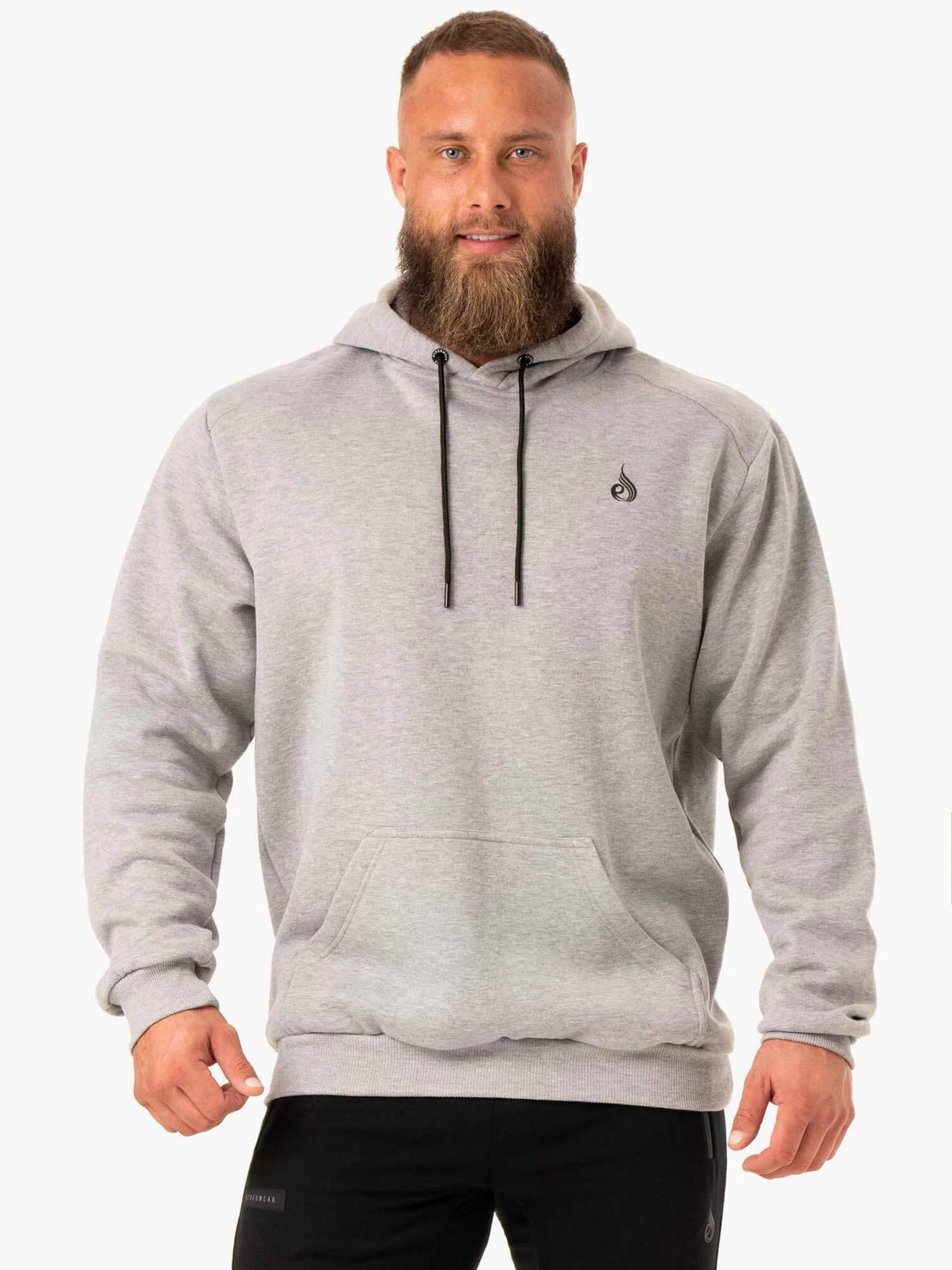 Reset Pullover Hoodie - Grey Marl 3 Reset Pullover Hoodie - Grey Marl - Image 3