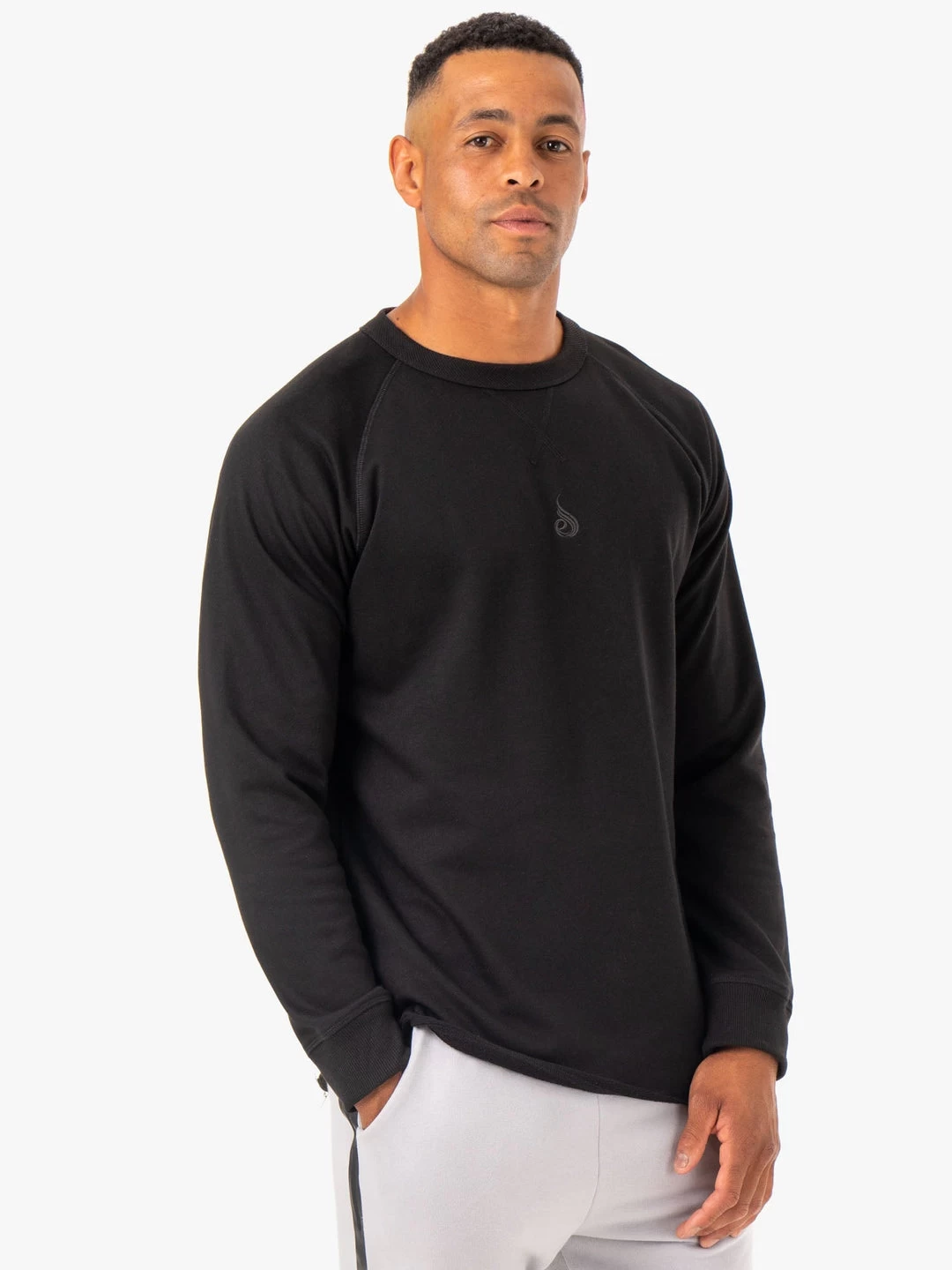 Restore Crew Neck - Black 3 Restore Crew Neck - Black - Image 3