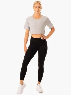 Revival Cotton T-Shirt - Grey Marl -Ryderwear revival cotton t shirt grey marl clothing ryderwear 570621 1080x