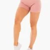 Rib Seamless Shorts - Blush Marl