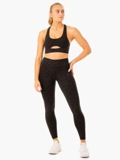 Rotation High Waisted Scrunch Leggings - Black Leopard -Ryderwear rotation high waisted scrunch leggings black leopard clothing ryderwear 635936 1080x