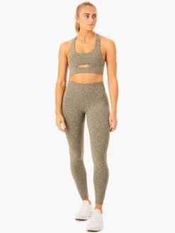 Rotation High Waisted Scrunch Leggings - Khaki Leopard -Ryderwear rotation high waisted scrunch leggings khaki leopard clothing ryderwear 197388 1080x