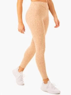 Rotation High Waisted Scrunch Leggings - Sandstone Leopard -Ryderwear rotation high waisted scrunch leggings sandstone leopard clothing ryderwear 896842 1080x