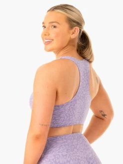 Rotation Sports Bra - Iris Leopard -Ryderwear rotation sports bra iris leopard clothing ryderwear 794488 1080x