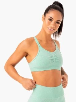Sculpt Seamless Sports Bra - Mint Marl
