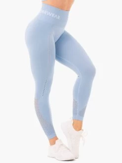 Seamless Staples Leggings - Denim Blue Marl -Ryderwear seamless staples leggings denim blue marl clothing ryderwear 472998 1080x