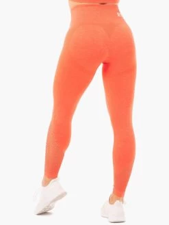 Seamless Staples Leggings - Orange Marl 6 Seamless Staples Leggings - Orange Marl -Ryderwear seamless staples leggings orange marl clothing ryderwear 382858 1080x