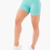 Seamless Staples Shorts - Aqua Marl