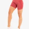 Seamless Staples Shorts - Cherry Red Marl
