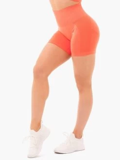 Seamless Staples Shorts - Orange Marl